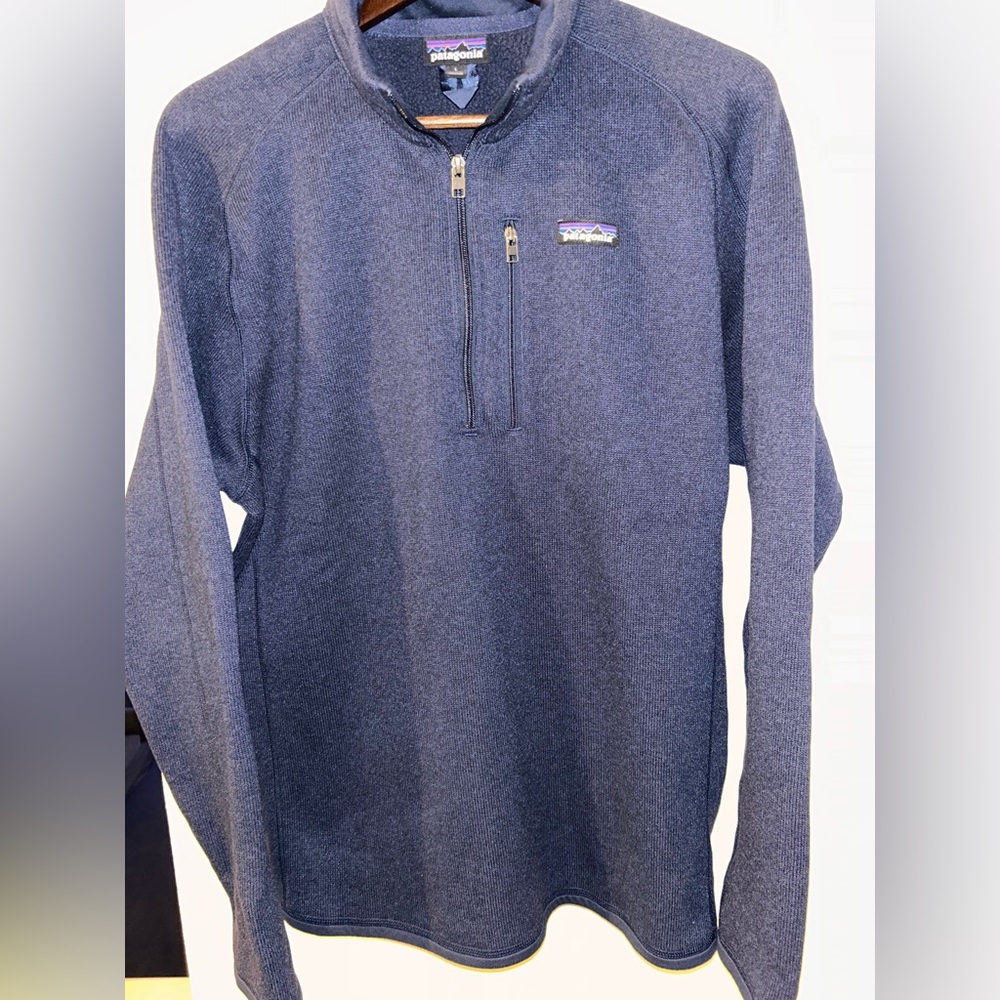 Patagonia Navy Quarter-Zip Fleece